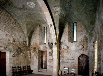 La sala de bofetadas donde tuvo lugar el Ataque de Anagni el 08/09/1303 de Italian School
