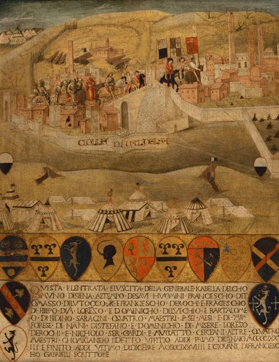 La rendición de la ciudad de Colle Val d