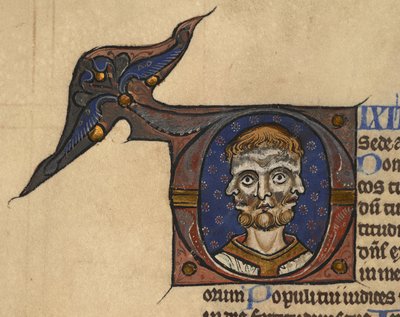 hombre de tres caras de Italian School