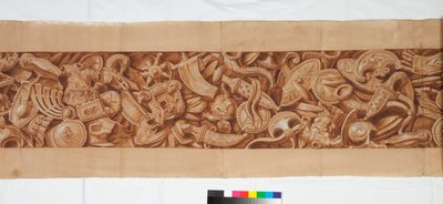 Tres dibujos después de lo antiguo de Italian School