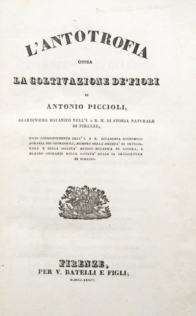 Página del título, de L