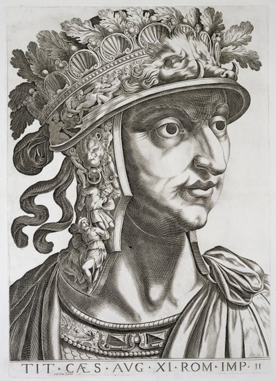 Tito César (39-81 d.C.), 1596 de Italian School