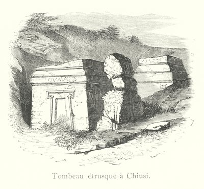 Tumba etrusca en Chiusi de Italian School