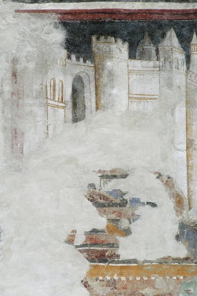 Ciudad con torres, 1140 de Italian School