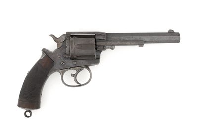 Revólver Tranter de fuego central calibre .450, c.1878 de Italian School