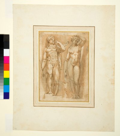 Dos deidades antiguas, c.1600 de Italian School