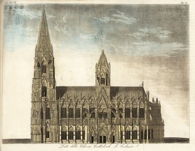 Vista de la Catedral de Colonia, Alemania de Italian School
