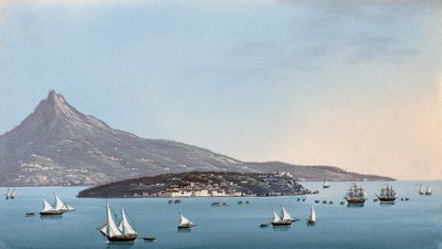 Vista de Nápoles de Italian School