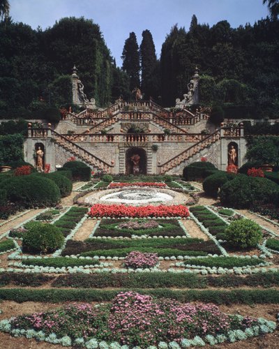 Vista de jardines de Italian School