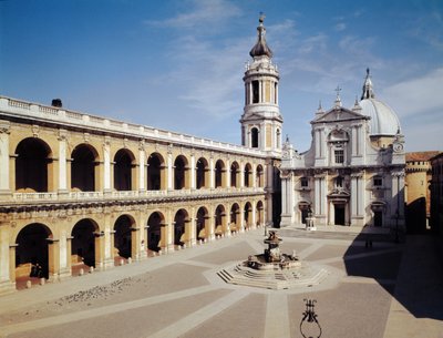Vista de la fachada, construida entre 1570-87 de Italian School