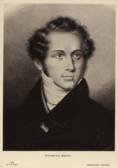 Vincenzo Bellini, compositor de ópera italiano (1801-1835) de Italian School