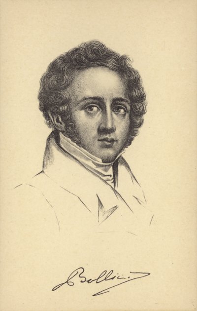 Vincenzo Bellini, compositor de ópera italiano (1801-1835) de Italian School