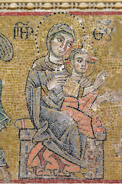 Virgen y Niño, Cosmati de Italian School
