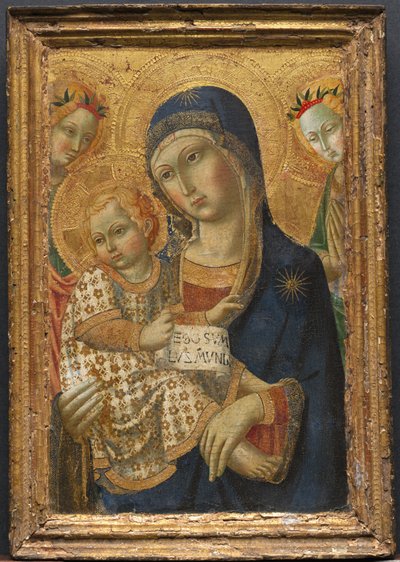 Virgen con el Niño entronizado de Italian School