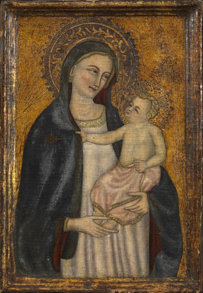 Virgen y el Niño, falsificación de una obra de c.1450, c.1900-20 de Italian School