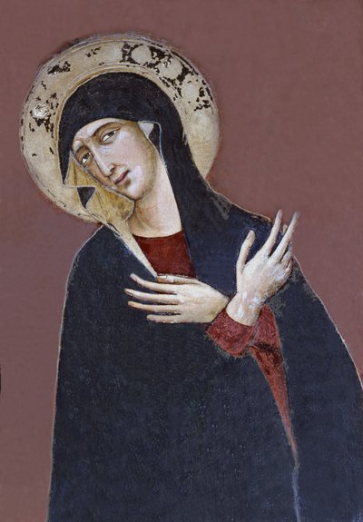 Virgen de la crucifixión,1834 (pintura) de Italian School