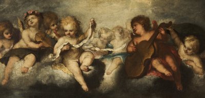 Ángeles Haciendo Música de Italian School Italian School