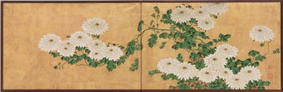 Crisantemos, Periodo Edo de Ito Jakuchu