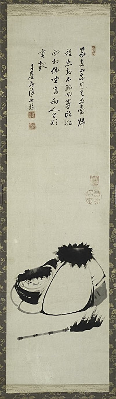 Kanzan y Jittoku. de Ito Jakuchu