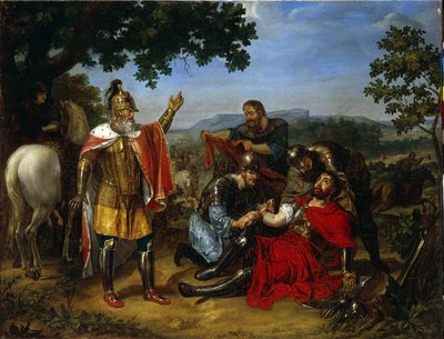 El Gran Duque Dmitry Donskoy en el campo de Kulikovo de Ivan Afanasievich Ugryumov