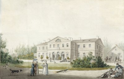 La casa solariega Priyutino, 1830 de Ivan Alexeyevich Ivanov
