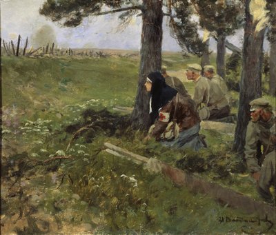 Una enfermera, 1914-1917 de Ivan Alexeyevich Vladimirov