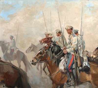 Cosacos, años 1910 de Ivan Alexeyevich Vladimirov