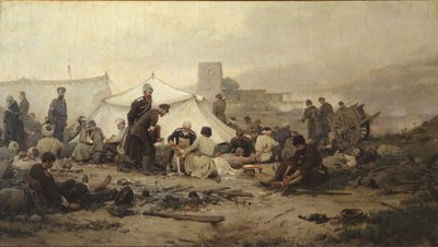 Puesto de socorro, 1893 de Ivan Alexeyevich Vladimirov