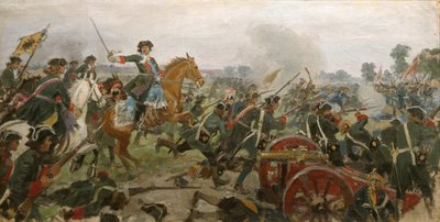 La batalla de Poltava de Ivan Alexeyevich Vladimirov