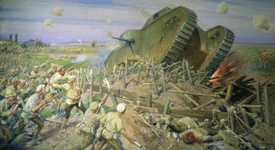 La captura de un tanque cerca de Kakhovka de Ivan Alexeyevich Vladimirov