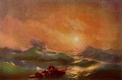 La novena ola de Ivan Ayvazovsky