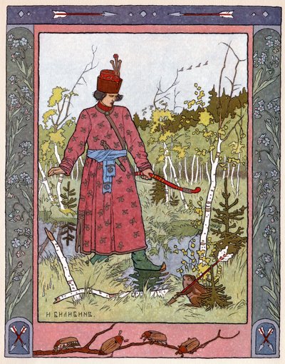 La princesa y el sapo, c.1899 de Ivan Yakovlevich Bilibin