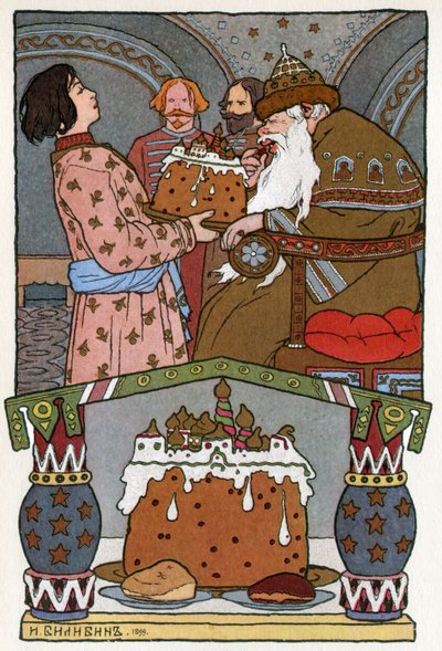 La princesa y el sapo, c.1899 de Ivan Yakovlevich Bilibin