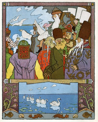 La princesa y el sapo, c.1899 de Ivan Yakovlevich Bilibin