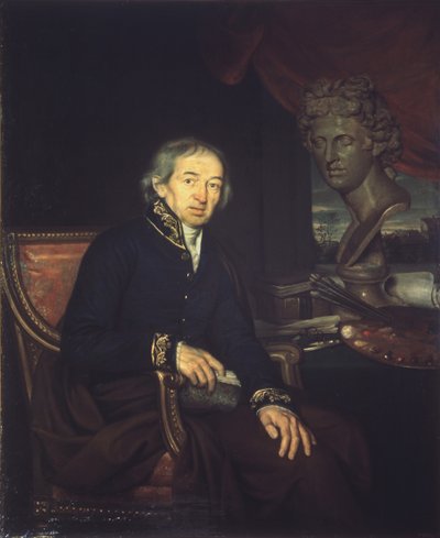Retrato del artista Dimitri Levitsky de Ivan Eremeevich Yakovlev