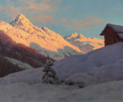 Picos en el Engadine de Ivan Fedorovich Choultse