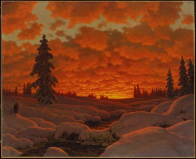 Paisaje de invierno de Ivan Fedorovich Choultse