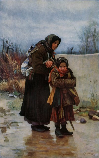 Abuela y Nieto de Ivan Ivanovic Tvoroznikov