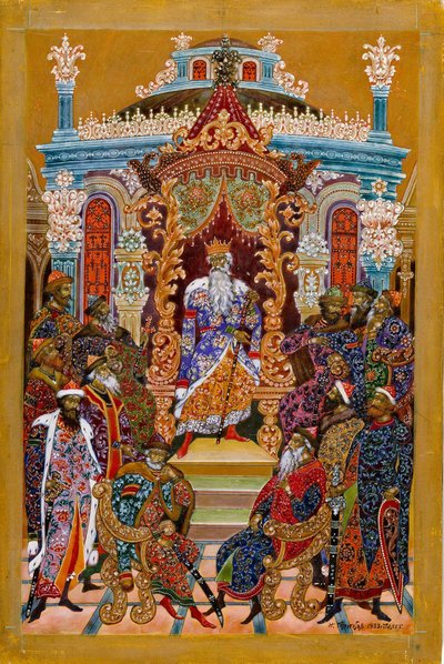 Príncipe entronizado de Ivan Ivanovich Golikov