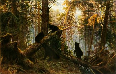 Mañana en el bosque de pinos, 1889, 1965 de Ivan Ivanovich Shishkin