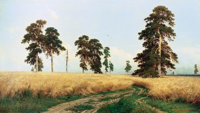 Campo de centeno, 1878 de Ivan Ivanovich Shishkin