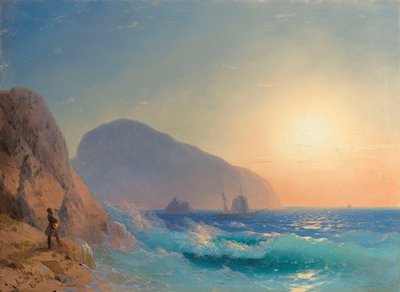 Alexander Pushkin en Crimea de Ivan Konstantinovich Aivazovsky
