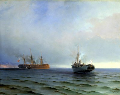 Captura del transporte militar turco 