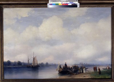 La llegada de Pedro el Grande (o Pedro I de Rusia de Ivan Konstantinovich Aivazovsky