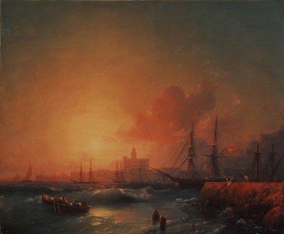 Málaga, 1854 de Ivan Konstantinovich Aivazovsky