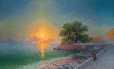 Paseo al atardecer, 1869 de Ivan Konstantinovich Aivazovsky