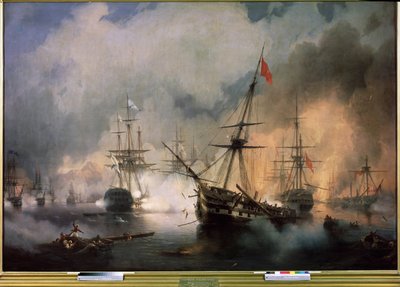 Batalla de Navarino, 20 de octubre de 1827 de Ivan Konstantinovich Aivazovsky