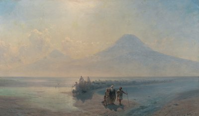 El descenso de Noé del Monte Ararat de Ivan Konstantinovich Aivazovsky