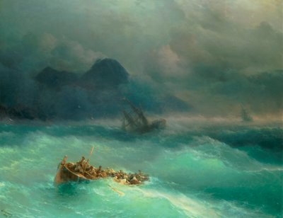 El Naufragio de Ivan Konstantinovich Aivazovsky