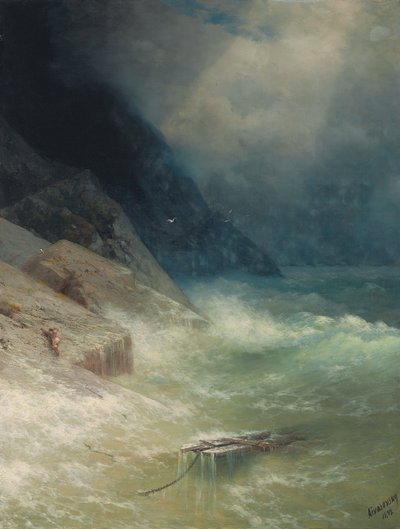 El Superviviente, 1892 de Ivan Konstantinovich Aivazovsky
